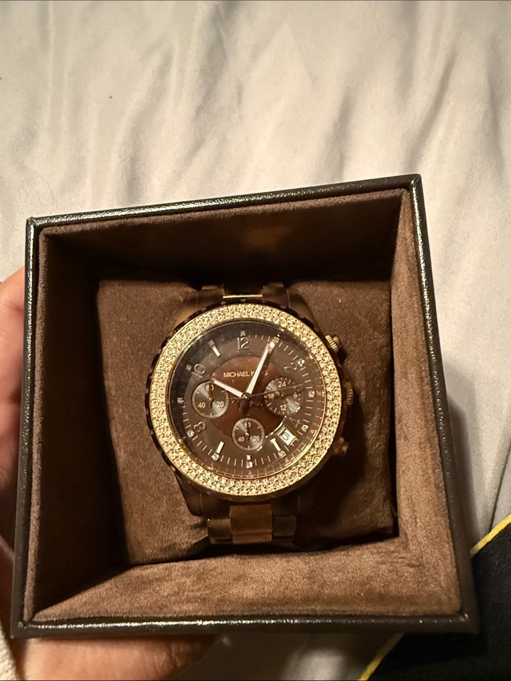 Michael Kors Brown and Gold Watch
